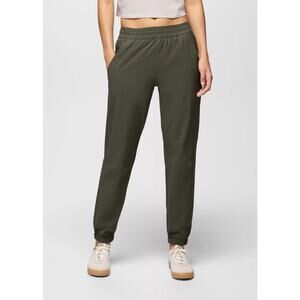 Prana Wonderland Rocks E-Waist Jogger Womens M Regular Spruce Green Mid Rise